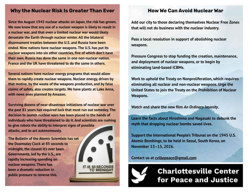 nuclear charlottesville